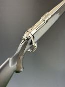 Ruger M77 Mk.II .222 bolt-action rifle with composite stock, chequered semi-pistol grip and
