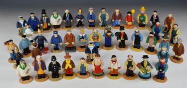 Approximately forty three Robert Harrop Camberwick Green figures including several firemen, Windy
