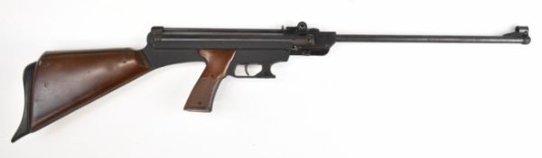 Gamo ASI Paratrooper .177 air rifle with multi-shot tube magazine, shaped faux wooden pistol grip
