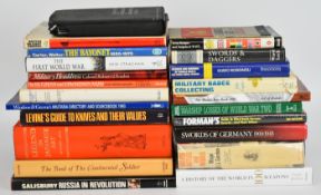 Collection of books on militaria and related to include Swords of Germany 1900/1945 by John R.