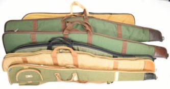Six shotgun or rifle slips including GMK, Pro Shot and Tourdon Classic Outdoor Gear.