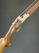 Beretta Silver Pigeon S 20 bore over and under ejector shotgun with engraved locks, underside,