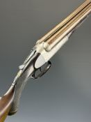 C G Bonehill Bonehill Matthews Patent lever-cocking 12 bore side by side shotgun with named and