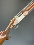 Winchester Diamond Grade Trap 12 bore over and under ejector shotgun with engraved action,