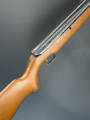 Webley Tracker .22 side-lever air rifle with semi-pistol grip, raised cheek piece and adjustable