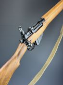 Short Magazine Lee Enfield (SMLE) No 4 Mk 1 .303 bolt-action service rifle retailed by Parker-Hale