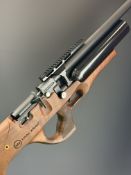 Kral Puncher Knight .177 PCP carbine air rifle with textured grip, two 12 and one single shot