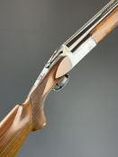 Aramberri Fuego Perazzi style 12 bore over under ejector shotgun with border engraved action,