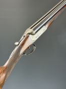 Thomas Henshaw & Co 16 bore side by side ejector shotgun with named and engraved locks, engraved