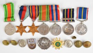 WW2 medals comprising 1939-45 Star, Burma Star, Defence Medal and War Medal 1939-45, together with a