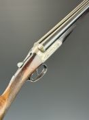 B Halliday & Co Ltd 20 bore side by side shotgun with named and engraved locks, engraved