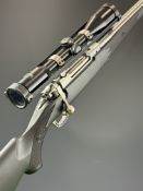 Ruger M77 Mk. II .25-06 bolt-action rifle with composite stock, chequered semi-pistol grip and