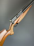 Rat Works UK BSA Scorpion SE .177 PCP air rifle with chequered semi-pistol grip and forend, raised