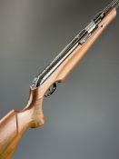 Walther LGU .177 underlever air rifle with named and chequered semi-pistol grip, raised cheek