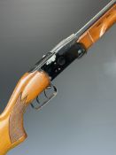 Manu-Arm .410 over and under shotgun with chequered semi-pistol grip, double trigger and 27.5 inch