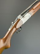 Beretta S686 Special 12 bore over and under ejector shotgun with engraved action, underside, trigger