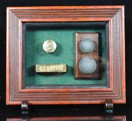 (Dambusters and Barnes Wallis interest). Two antique marbles stated by the vendor that they were