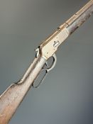 Winchester Model 1892 .44-40 underlever action saddle carbine rifle with 20 inch barrel, overall