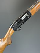 Beretta A301 20 bore 3-shot semi-automatic shotgun with named and engraved action, chequered semi-