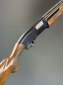 Winchester Model 1200 12 bore 3-shot pump-action shotgun with chequered semi-pistol grip and forend,