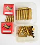 A collection of .500-450 re-loading items comprising a set of CH4D WR No 1 Carbine dies and 90