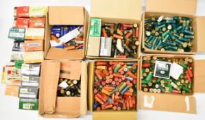 Over six hundred mainly 12 bore shotgun cartridges, some in original boxes, together with a