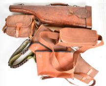 A collection of gun and shooting accessories including over one hundred and fify 12 bore shotgun