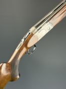 Beretta S680 Trap 12 bore over and under ejector shotgun with named and border engraved action and