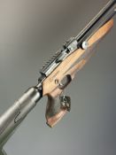 Reximex Myth .22 PCP air rifle with textured pistol grip and forend, 12 and single shot magazines,