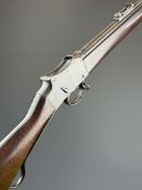 Enfield Martini-Henry 20 bore shotgun converted from .577/450 underlever rifle with action