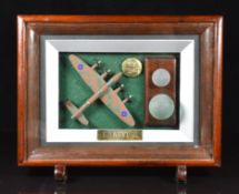 (Dambusters and Barnes Wallis interest). Two antique marbles stated by the vendor to have been