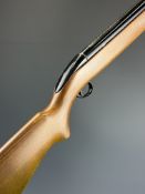 BSA Mercury Mk II .22 under-lever air rifle with semi-pistol grip, serial number ZB37366. PLEASE