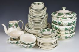 Large collection of Wedgwood dinner and tea ware decorated in the Napoleon Ivy pattern to include