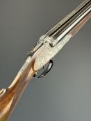 Simon Kalischnig of Ferlach Austria 12 bore side by side sidelock ejector shotgun with heavily