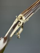Holland & Holland 4 bore hammer action wildfowling shotgun with named and border engraved locks,
