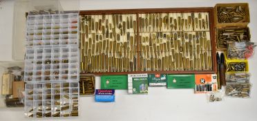 A very large collection of mainly collector's rifle, pistol and revolver cartridges from .17 up to
