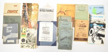 [Catalogues] A Collection of vintage illustrated catalogues on firearms and sporting accessories