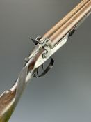 Westley Richards 12 bore bar-in-wood side by side centre fire converted from pinfire hammer action