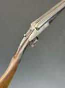 Deactivated Cogswell & Harrison Ltd Sandhurst 12 bore side by side shotgun with engraved sidelock