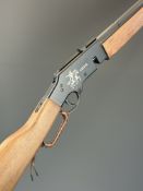 Reximex Lieva .22 PCP lever-action air rifle with wooden stock and forend, 12 and single shot