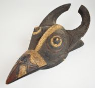 African tribal Pende / Democratic Republic of Congo carved wood mask, H42cm