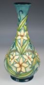 Rachel Bishop for Moorcroft pedestal vase decorated in the Carousel pattern, numbered 10, signed and