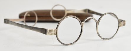 Georgian silver spectacles