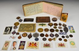 Gloucester / Gloucestershire related ephemera, collectable tokens and fobs etc including
