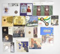 Royal Mint uncirculated coins comprising 2022 Platinum Jubilee, 2020 Elton John, 2009 Big Ben and