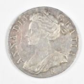 1708 Queen Anne crown, E below bust for Edinburgh