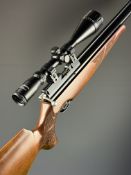 Air Arms S410 Classic .22 PCP air rifle with chequered semi-pistol grip and forend, raised cheek