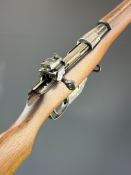 Ross Rifle Co of Canada M-10 .303 straight-pull bolt-action service rifle with adjustable folding