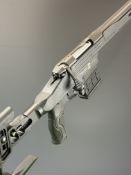 Sabatti STR Sport .308 Winchester bolt-action rifle with textured pistol grip, adjustable skeleton