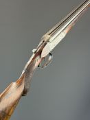 Watson Brothers .410 side by side ejector shotgun with named and engraved locks, engraved underside,
